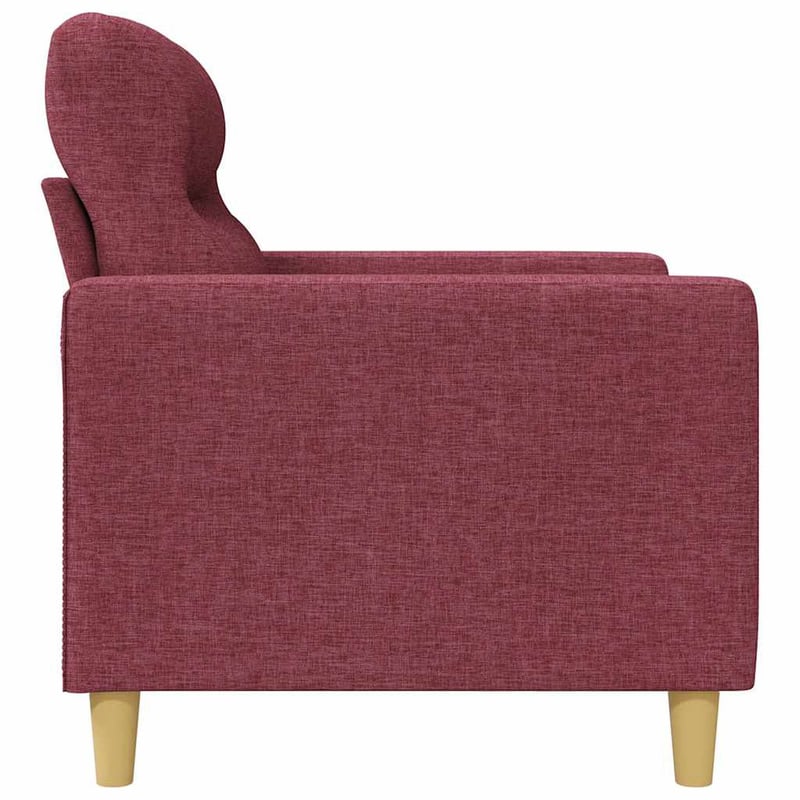 Fotoliu vidaXL din material textil vișiniu, 60 cm
