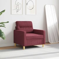 Fotoliu vidaXL din material textil vișiniu, 60 cm 3