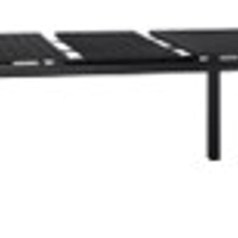 Masă de grădină extensibilă vidaXL - antracit - 140-210x90x73 cm