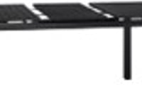 vidaXL Bővíthető Kerti Asztal Antracit 140-210x90x73cm Acél 1