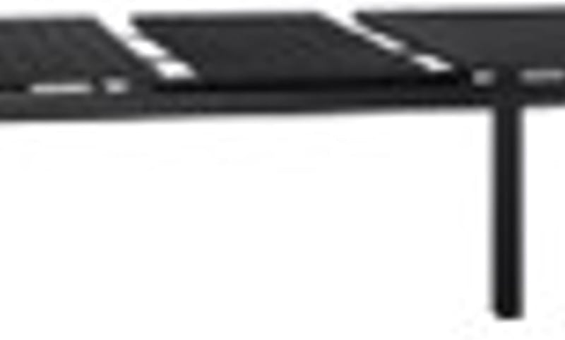 vidaXL Bővíthető Kerti Asztal Antracit 140-210x90x73cm Acél