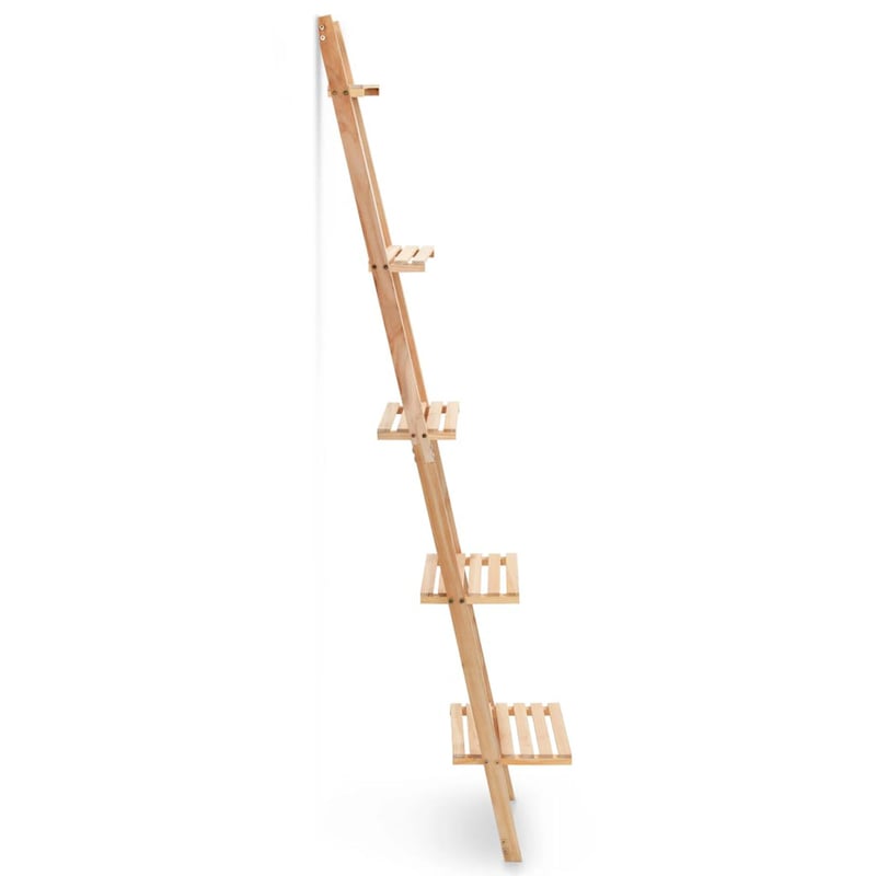 vidaXL cédrusfa fali polc 176 cm magas létra design