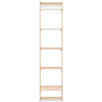 vidaXL cédrusfa fali polc 176 cm magas létra design 3