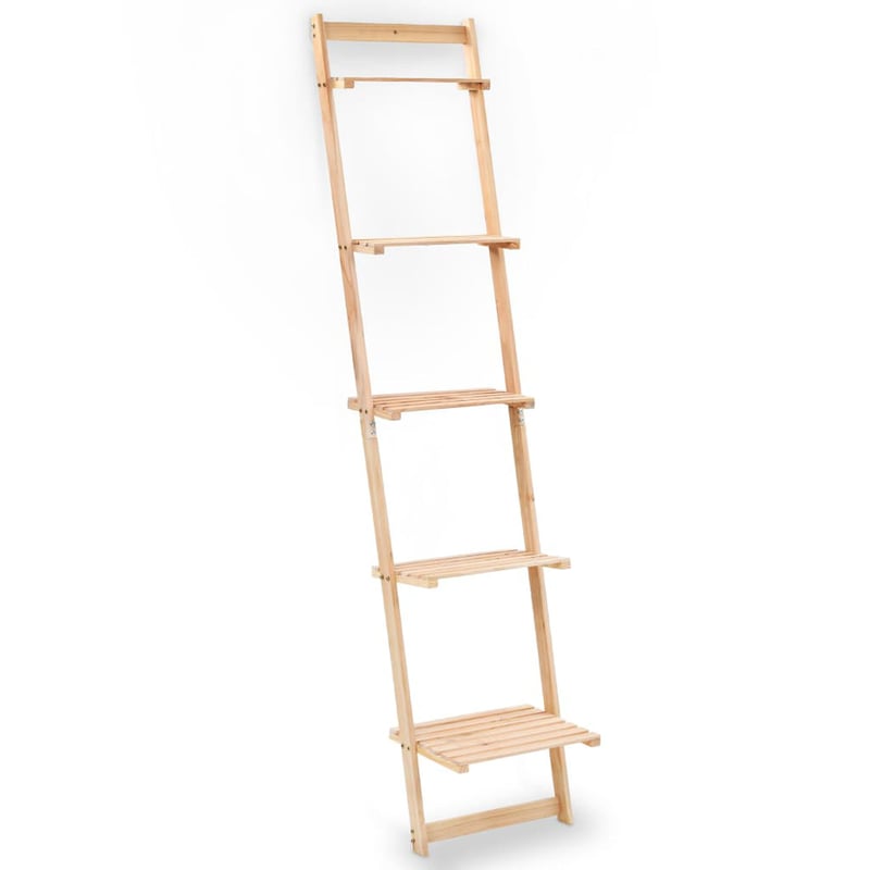 vidaXL cédrusfa fali polc 176 cm magas létra design