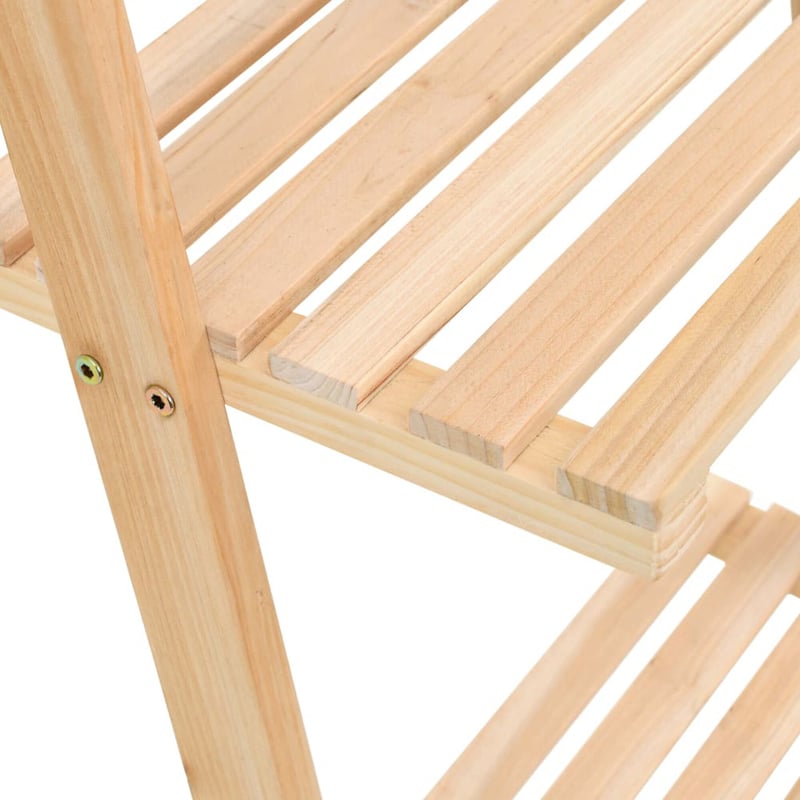 vidaXL cédrusfa fali polc 176 cm magas létra design