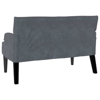 Fotoliu Chesterfield vidaXL, tapițat cu catifea, gri închis, 112x65,5x75 cm 6