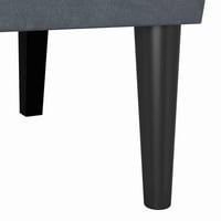 Fotoliu Chesterfield vidaXL, tapițat cu catifea, gri închis, 112x65,5x75 cm 9