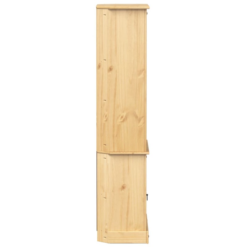 vidaXL Corona tömör fenyő magasszekrény 170 cm magas