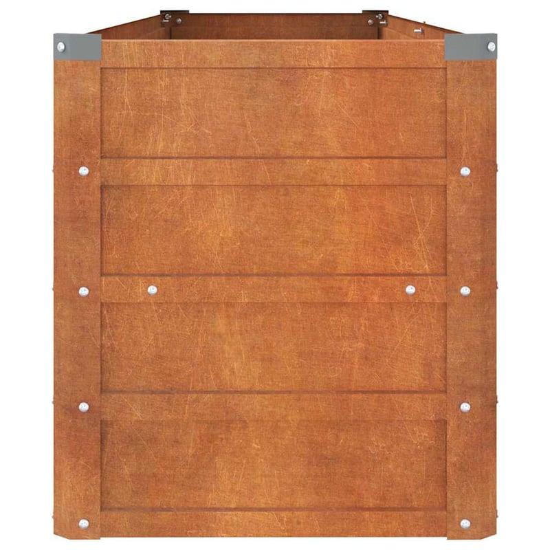 vidaXL Corten acél kerti magaságyás 160x40x45 cm rozsda szín
