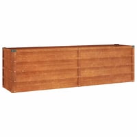 vidaXL Corten acél kerti magaságyás 160x40x45 cm rozsda szín 1
