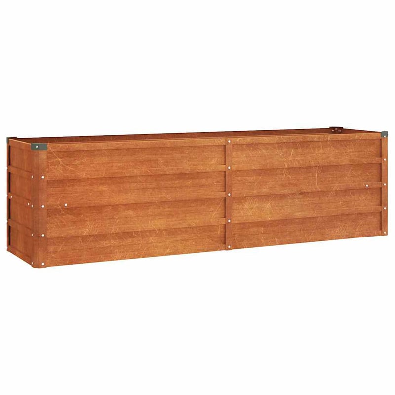 vidaXL Corten acél kerti magaságyás 160x40x45 cm rozsda szín