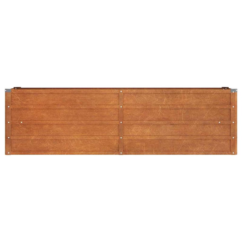 vidaXL Corten acél kerti magaságyás 160x40x45 cm rozsda szín