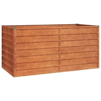 vidaXL Corten acél kerti magaságyás 160x80x77 cm rozsda szín 1