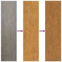 vidaXL Corten acél kerti magaságyás 196x50x69 cm 6