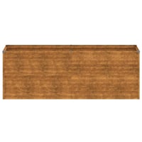 vidaXL Corten acél kerti magaságyás 196x50x69 cm 4