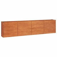 vidaXL Corten acél kerti magaságyás 320x40x77 cm rozsda szín 1