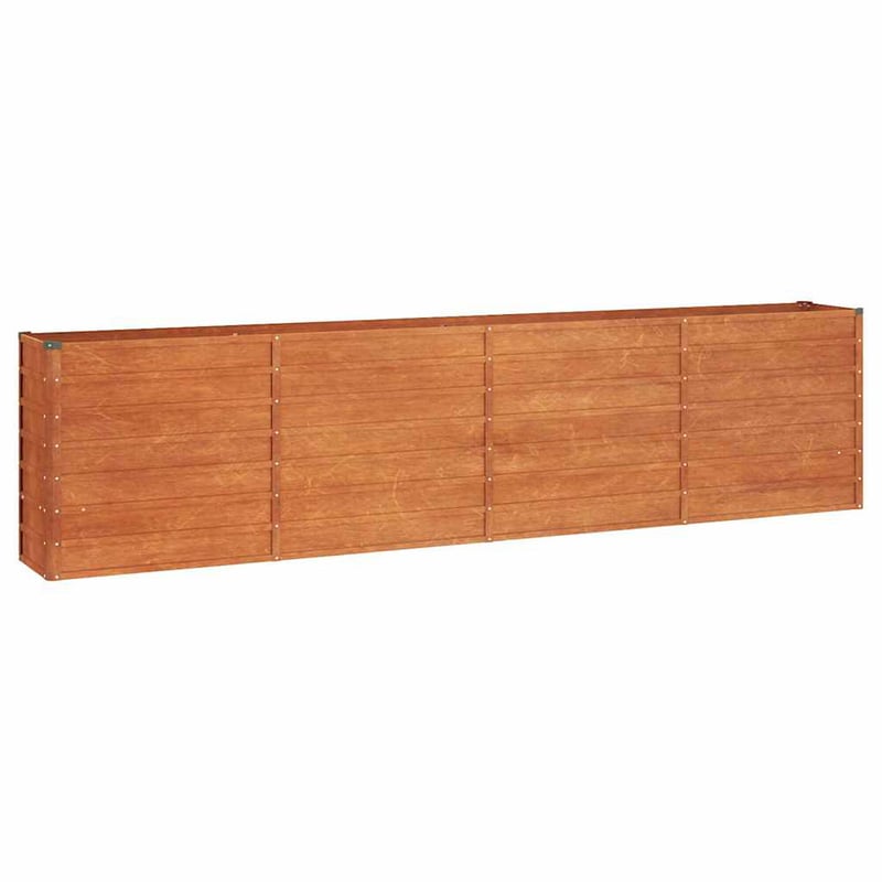 vidaXL Corten acél kerti magaságyás 320x40x77 cm rozsda szín