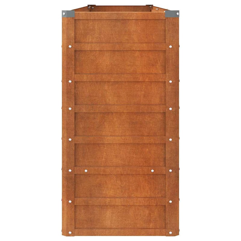 vidaXL Corten acél kerti magaságyás 320x40x77 cm rozsda szín