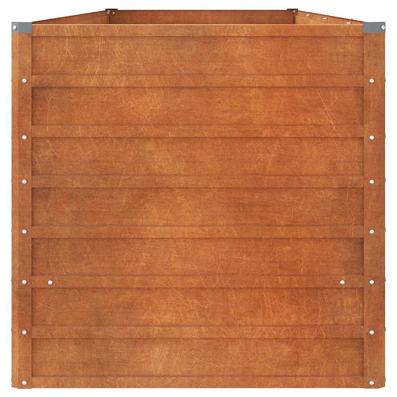 vidaXL Corten acél kerti magaságyás 320x80x77 cm rozsda hatás