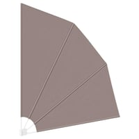 vidaXL Erkély adatvédelmi képernyő 210x210 cm Tópszínű Poliészter 5