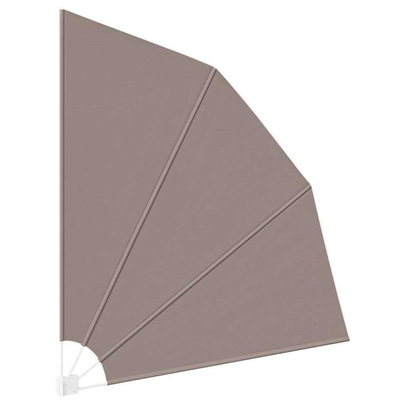 vidaXL Erkély adatvédelmi képernyő 210x210 cm Tópszínű Poliészter