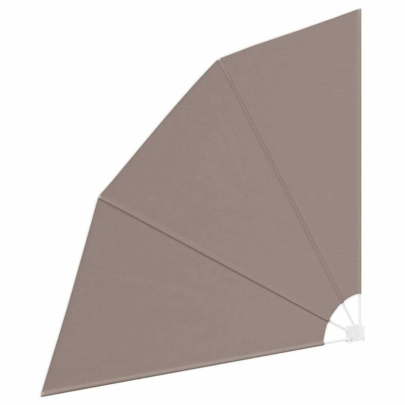 vidaXL Erkély adatvédelmi képernyő 210x210 cm Tópszínű Poliészter