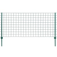 vidaXL Euro Fence zöld acélkerítés 20x1,2 m 1