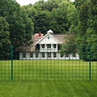 vidaXL Euro Fence zöld acélkerítés 20x1,2 m 2
