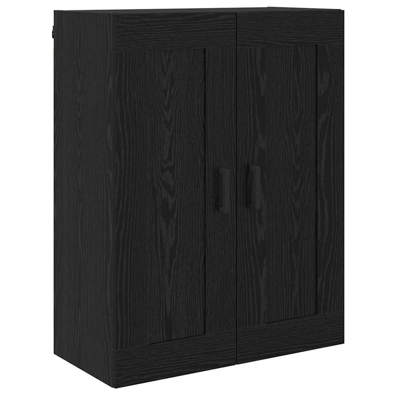 vidaXL Fali szekrény fekete tölgy 69,5x34x90 cm