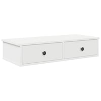 vidaXL Falipolc fiókokkal fehér 80x34x17 cm műszaki fa 1