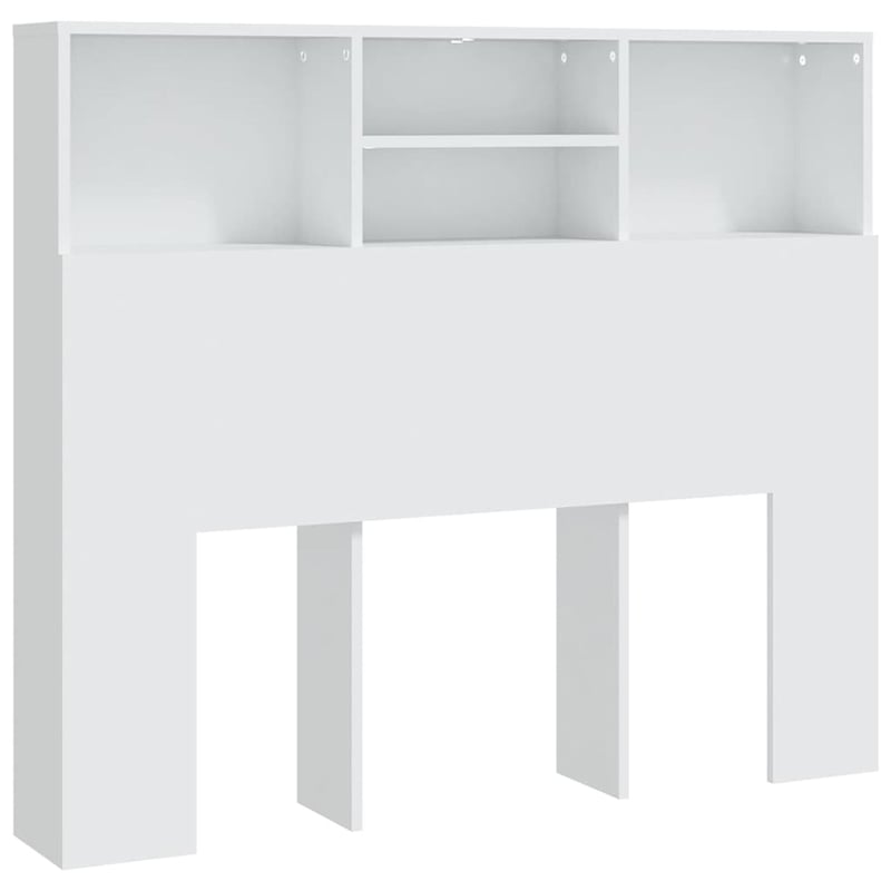 vidaXL fehér áthidaló szekrény 120x19x103,5 cm méretű tárolószekrény folyosóra és nappaliba