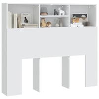 vidaXL fehér áthidaló szekrény 120x19x103,5 cm méretű tárolószekrény folyosóra és nappaliba 6