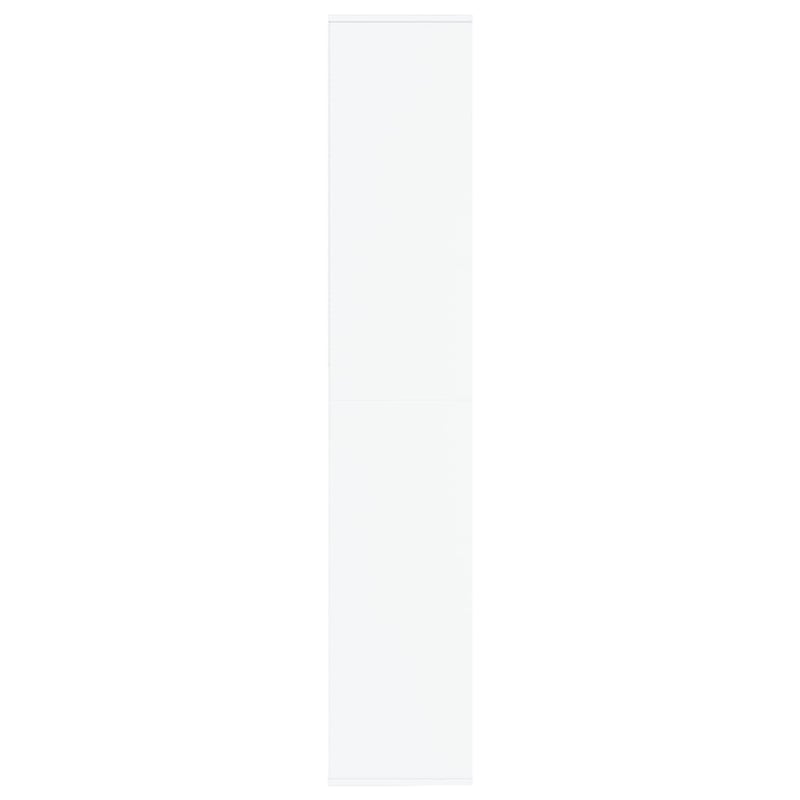 vidaXL fehér fa cipősszekrény 54x34x183 cm