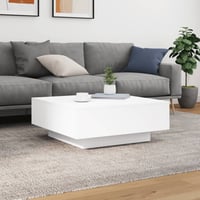 vidaXL fehér fa dohányzóasztal 80x80x31 cm 3