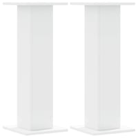 vidaXL fehér fa hangszóróállvány 80 cm magas 2 darab szett 1