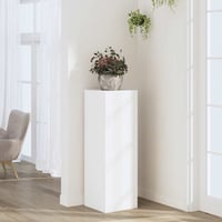 vidaXL fehér fa növényállvány 33x33x100 cm 2