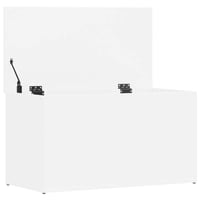 vidaXL fehér fa tárolóláda 84x42x46 cm szerelt 8