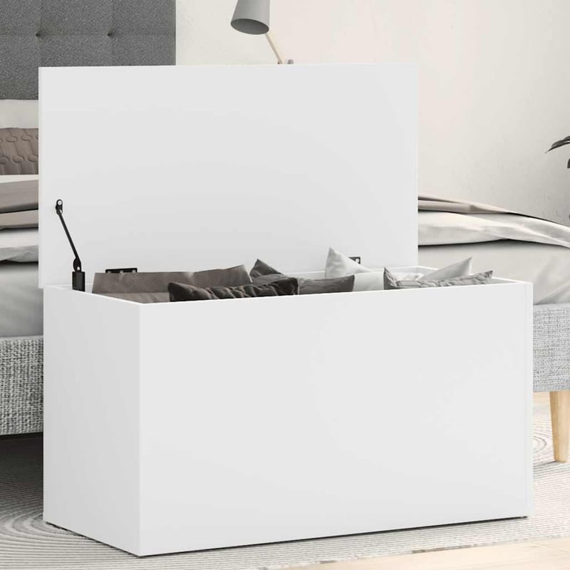 vidaXL fehér fa tárolóláda 84x42x46 cm szerelt