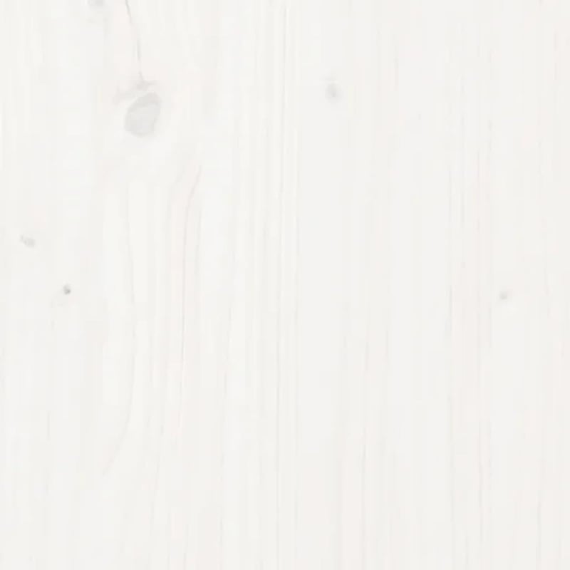vidaXL fehér fenyőfa ebédlőasztal 110x55x75 cm