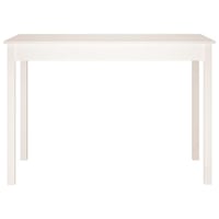 vidaXL fehér fenyőfa ebédlőasztal 110x55x75 cm 3
