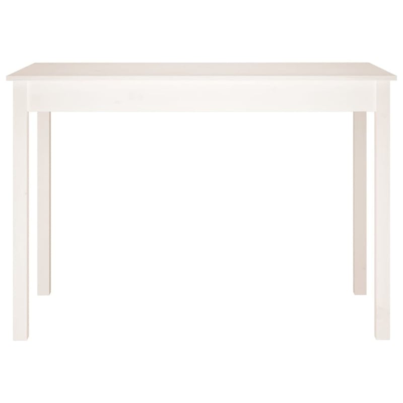 vidaXL fehér fenyőfa ebédlőasztal 110x55x75 cm