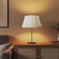 vidaXL fehér fonott lámpaernyő 50 cm átmérő 3