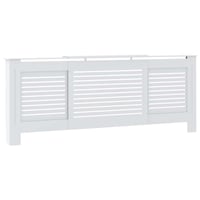 vidaXL fehér MDF radiátorburkolat 205 cm 1