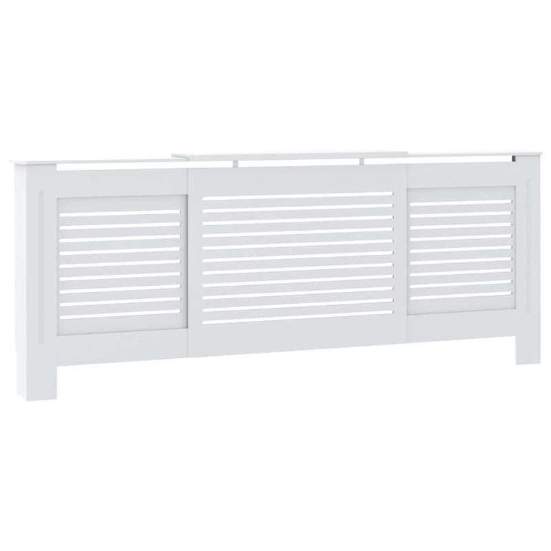 vidaXL fehér MDF radiátorburkolat 205 cm