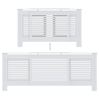 vidaXL fehér MDF radiátorburkolat 205 cm 6