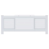 vidaXL fehér MDF radiátorburkolat 205 cm 4