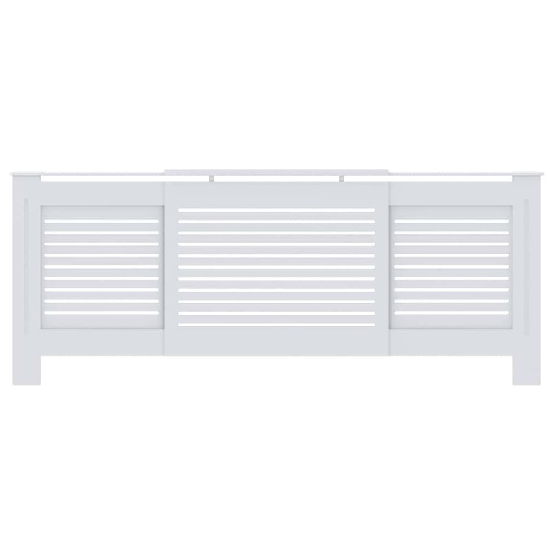 vidaXL fehér MDF radiátorburkolat 205 cm
