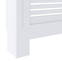 vidaXL fehér MDF radiátorburkolat 205 cm 8