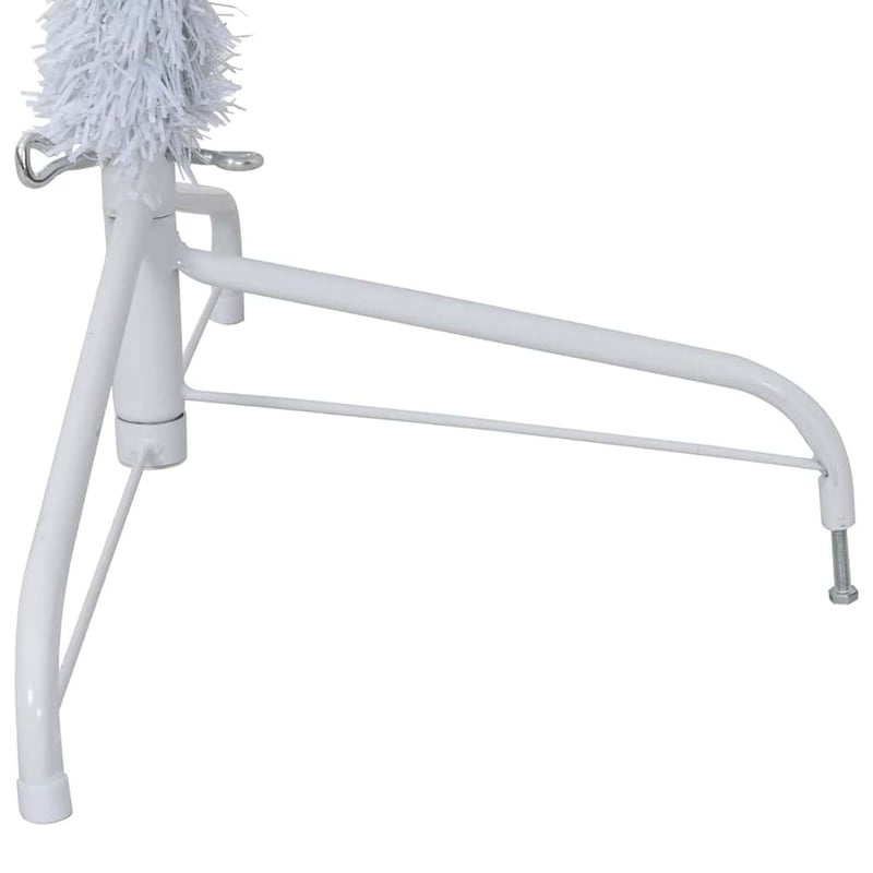 vidaXL fehér PVC fél műkarácsonyfa állvánnyal 180 cm