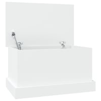 vidaXL fehér rétegelt fa tárolódoboz 50x30x28 cm 2